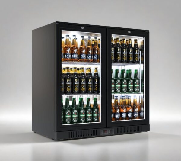 Double Door Beer, Bar and Wine Bottle Cooler