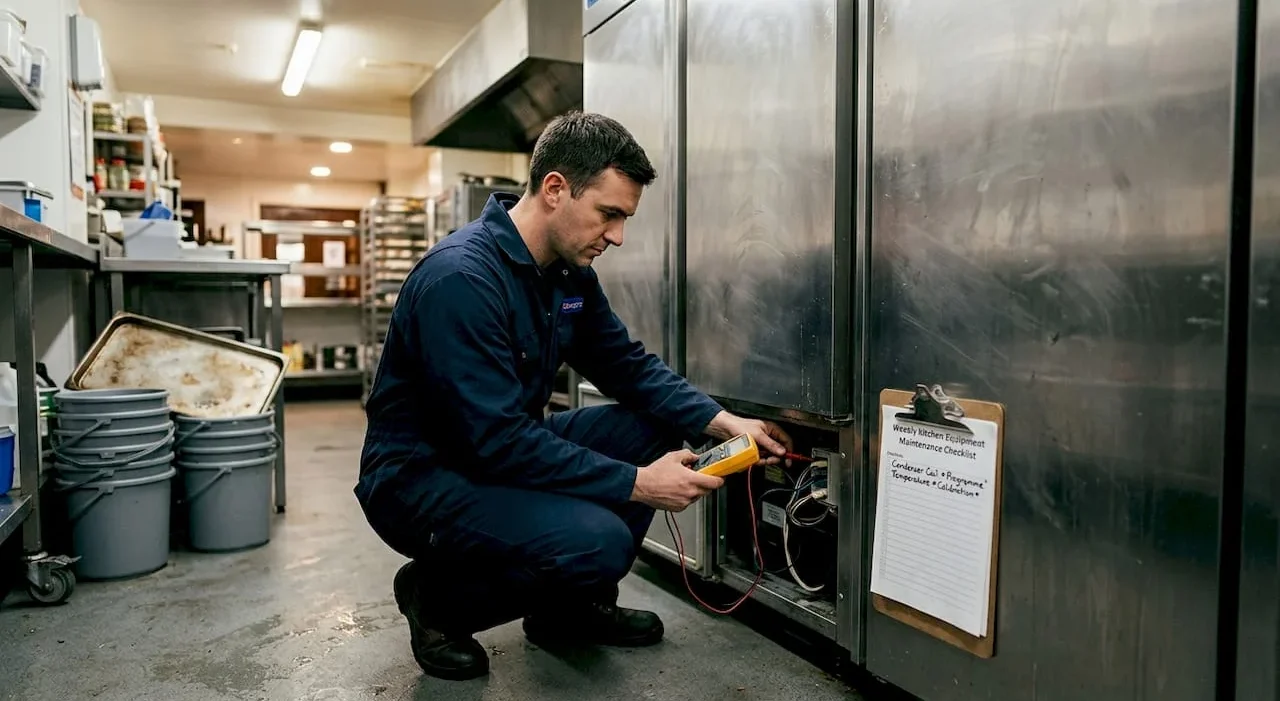 1774161140279_Technician-repairing-commercial-refrigerator-in-kitchen 1774161140279_Technician-repairing-commercial-refrigerator-in-kitchen