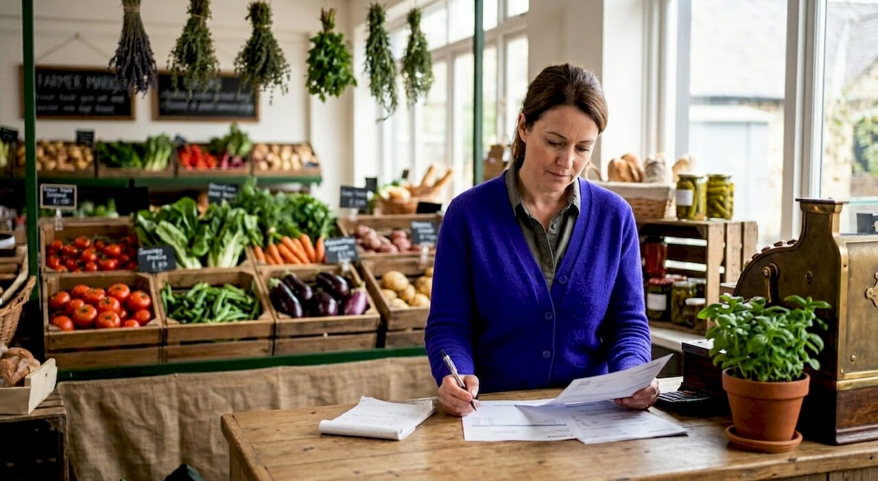 1778211977111_Retail-manager-reviewing-cooling-energy-bills Retail manager reviewing cooling energy bills