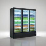 Triple Door Display Glass Commercial Fridge
